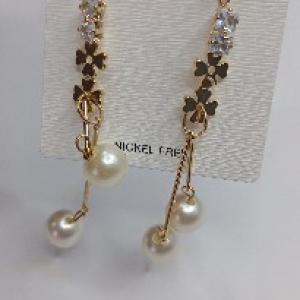 Black and White Earrings