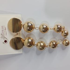 Golden Beads Earring