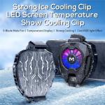 Memo CX10 RGB Pro Cooling Fan, Magnetic Clip RGB Lights Fast Cooling Radiator for PUBG Mobile gaming (iPhone/Android)