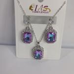 Purple Blue Neckles