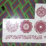 mehndi stickers