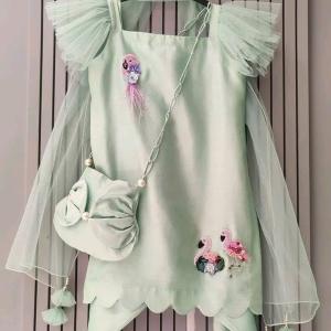 Beautiful mint - green dress