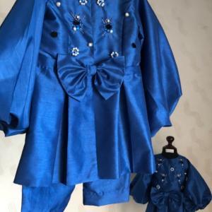 Little Royalty Bow Suit